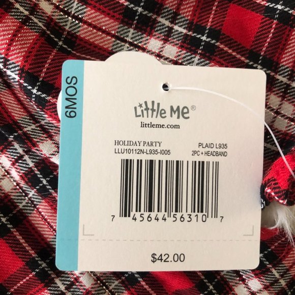 *2xHP* NWT! Little Me Baby Girl 3 Piece Set ~ 6M - Picture 5 of 11